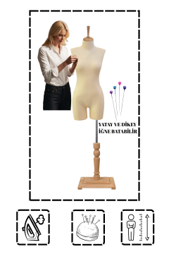 Süngerli Pantolon Giyebilen Terzi Mankeni 36/38/40 Beden 40 beden