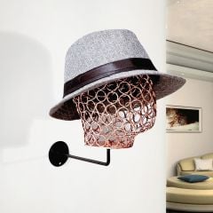 Duvara Monte Erkek Tel Kafa Mankeni SİYAH