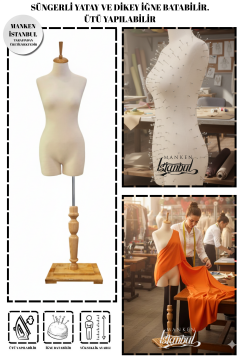 Süngerli Pantolon Giyebilen Terzi Mankeni 36/38/40 Beden 36 beden