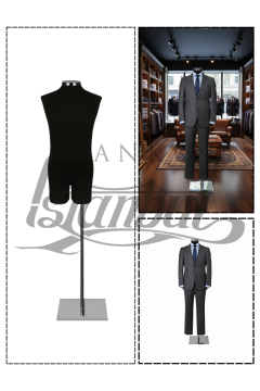 Pantolon Giyebilen 48 Beden Erkek Vitrin Terzi Mankeni