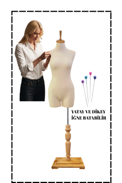 Süngerli Pantolon Giyebilen Terzi Mankeni 36/38/40 Beden 36 beden