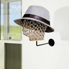 Duvara Monte Erkek Tel Kafa Mankeni GOLD