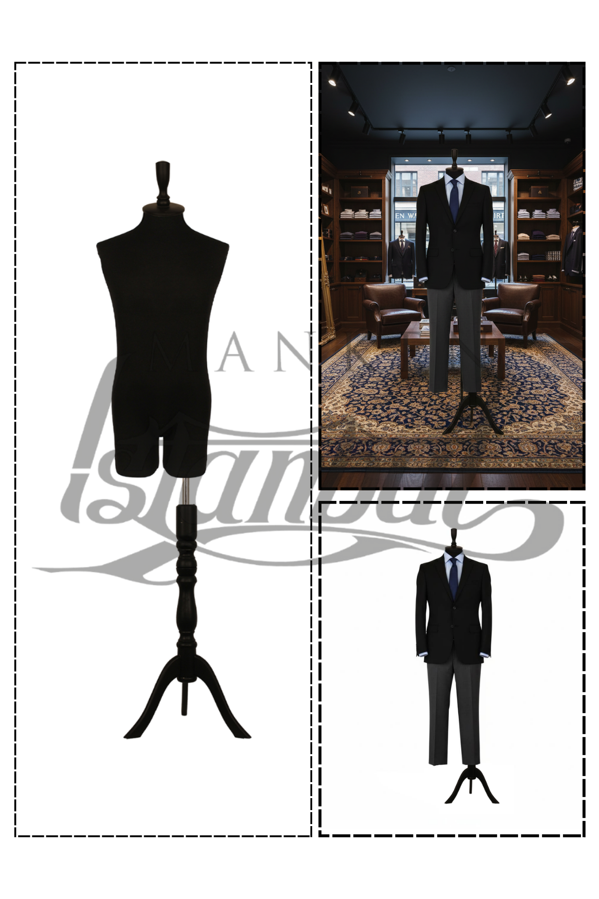 Pantolon Giyebilen 48 Beden Erkek Vitrin Terzi Mankeni