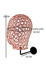 Duvara Monte Erkek Tel Kafa Mankeni ROSE