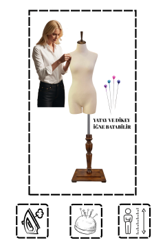 Süngerli Pantolon Giyebilen Terzi Mankeni 36/38/40 Beden 36 beden