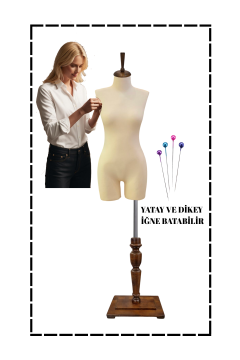 Süngerli Pantolon Giyebilen Terzi Mankeni 36/38/40 Beden 40 beden