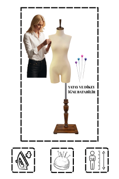 Süngerli Pantolon Giyebilen Terzi Mankeni 36/38/40 Beden 40 beden