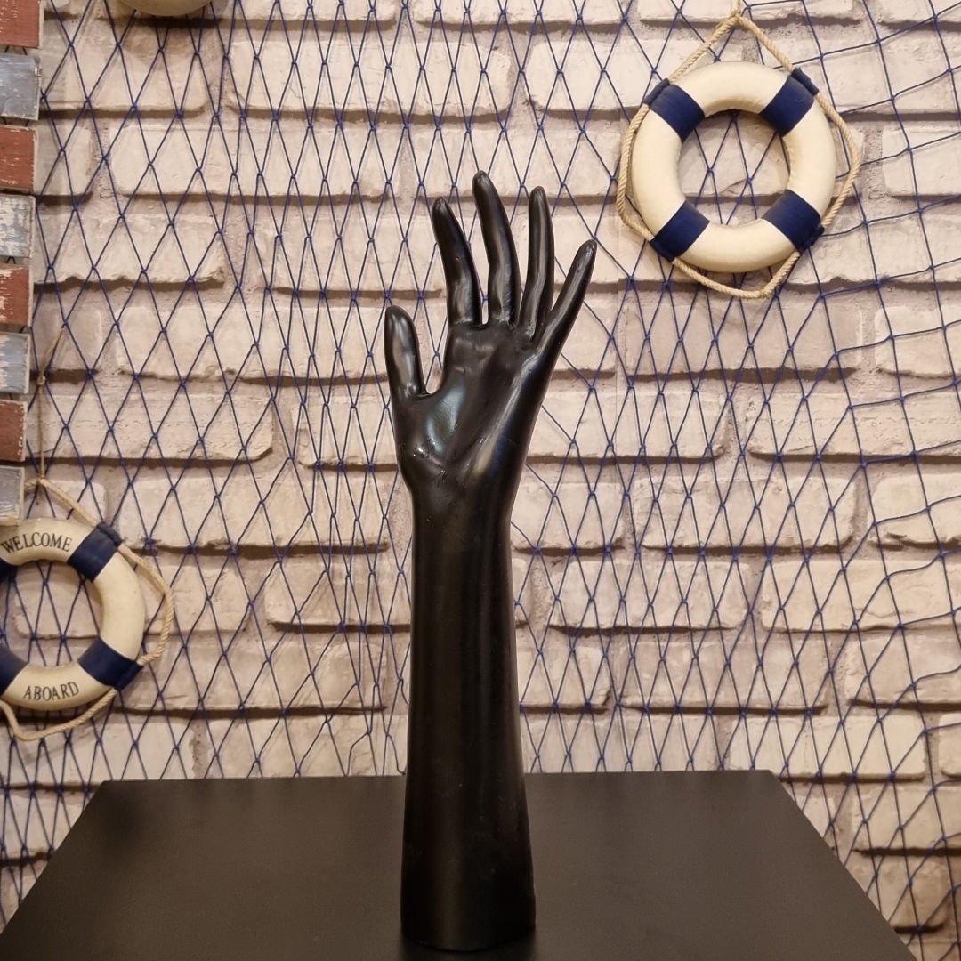 Yüksek Kalite Polyester (Fiber) Bayan El Mankeni Siyah