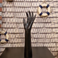 Yüksek Kalite Polyester (Fiber) Bayan El Mankeni Siyah