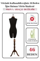 Paçalı Vitrin Mankeni Terzi Mankeni 36-38-40-42-44-46 46 beden