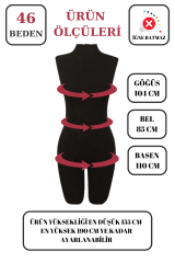 Pantolon Giyebilen Vitrin Mankeni Terzi Mankeni 36-38-40-42-44-46 46 beden