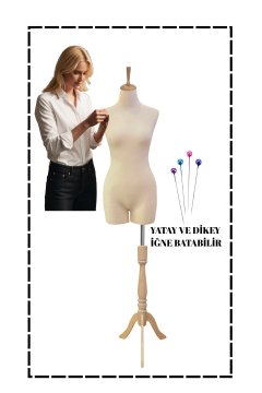 Süngerli Pantolon Giyebilen Terzi Mankeni 36/38/40 Beden 36 beden