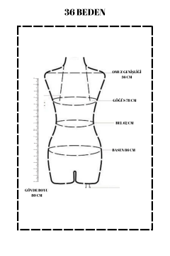 Süngerli Pantolon Giyebilen Terzi Mankeni 36/38/40 Beden 36 beden