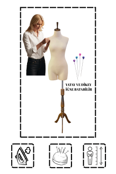 Süngerli Pantolon Giyebilen Terzi Mankeni 36/38/40 Beden 36 beden