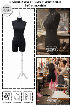 Süngerli Pantolon Giyebilen Terzi Mankeni 36/38/40 Beden