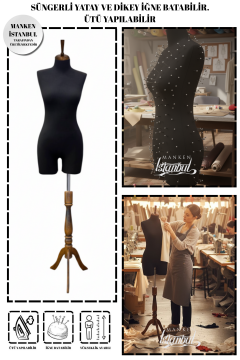 Süngerli Pantolon Giyebilen Terzi Mankeni 36/38/40 Beden