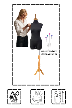 Süngerli Pantolon Giyebilen Terzi Mankeni 36/38/40 Beden 36 beden