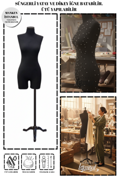 Süngerli Pantolon Giyebilen Terzi Mankeni 36/38/40 Beden