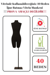 Pantolon Giyebilen Vitrin Mankeni Terzi Mankeni 36-38-40-42-44-46 40 beden