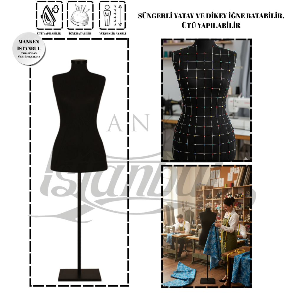 Süngerli Terzi Mankeni Prova Mankeni 34-46 Beden Arası 34 beden