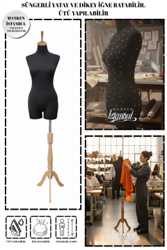 Süngerli Pantolon Giyebilen Terzi Mankeni 36/38/40 Beden 36 beden