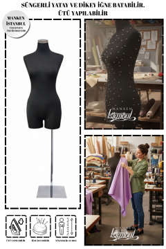 Süngerli Pantolon Giyebilen Terzi Mankeni 36/38/40 Beden 36 beden