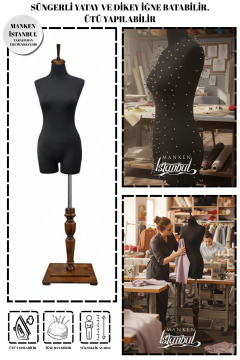 Süngerli Pantolon Giyebilen Terzi Mankeni 36/38/40 Beden 36 beden