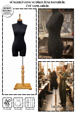 Süngerli Pantolon Giyebilen Terzi Mankeni 36/38/40 Beden