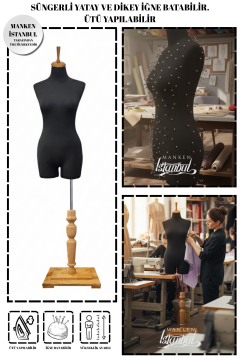 Süngerli Pantolon Giyebilen Terzi Mankeni 36/38/40 Beden 36 beden