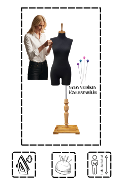 Süngerli Pantolon Giyebilen Terzi Mankeni 36/38/40 Beden 40 beden