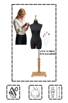 Süngerli Pantolon Giyebilen Terzi Mankeni 36/38/40 Beden 36 beden