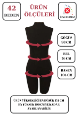 Pantolon Giyebilen Vitrin Mankeni Terzi Mankeni 36-38-40-42-44-46 42 beden