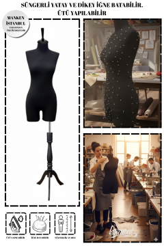 Süngerli Pantolon Giyebilen Terzi Mankeni 36/38/40 Beden