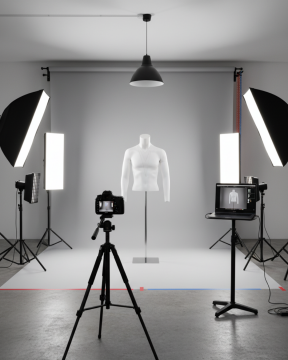 Fotoğraf Çekimi İçin Erkek Hayalet Vitrin Mankeni