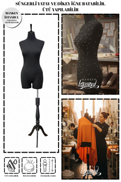 Süngerli Pantolon Giyebilen Terzi Mankeni 36/38/40 Beden 36 beden