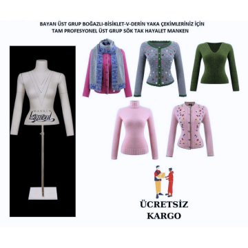 M Beden Fotoğraf çekimi için bayan hayalet vitrin mankeni