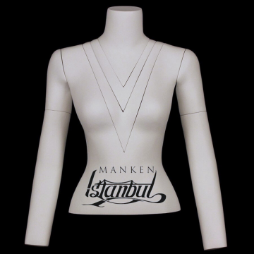 M Beden Fotoğraf çekimi için bayan hayalet vitrin mankeni