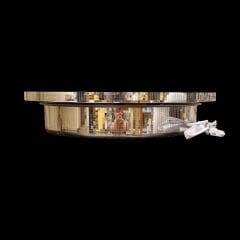 Döner Platform Silver Elektrikli Dönen Stand 50 cm