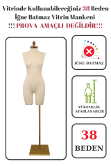 Gold Ayaklı Pantolon Giyebilen Terzi Mankeni Vitrin Mankeni 36-38-40 38 beden