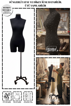 Süngerli Pantolon Giyebilen Terzi Mankeni 36/38/40 Beden