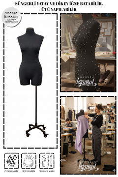 Süngerli Pantolon Giyebilen Terzi Mankeni 36/38/40 Beden 36 beden