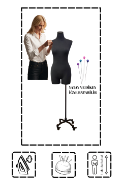 Süngerli Pantolon Giyebilen Terzi Mankeni 36/38/40 Beden 36 beden