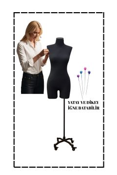 Süngerli Pantolon Giyebilen Terzi Mankeni 36/38/40 Beden 38 beden