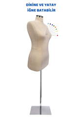 Süngerli Keten Kumaş Terzi Prova Mankeni