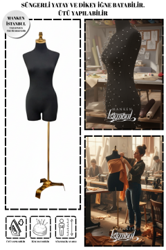 Süngerli Pantolon Giyebilen Terzi Mankeni 36/38/40 Beden 36 beden