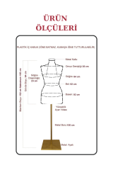 Gold Ayaklı 36-38-40 beden Bayan vitrin amaçlı terzi mankeni