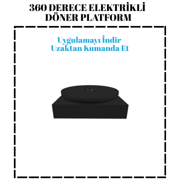 25 Kg Kapasite Uzaktan Kontrol Döner Platform Wi-Fe Kontrol