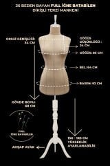 Yüksek Kalite Özel Punto Dikişli Full İğne Batabilen Terzi Mankeni