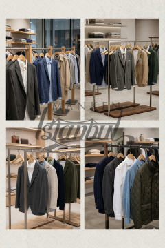 Delüks 44 CM Masif Ahşap Ceket Askısı Elbise Askısı Takım Askısı