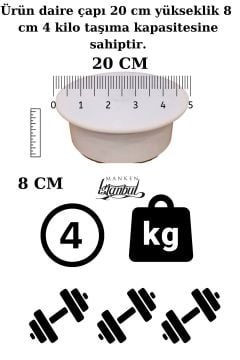 20 Cm Çapında  Çok Amaçlı Döner Platform